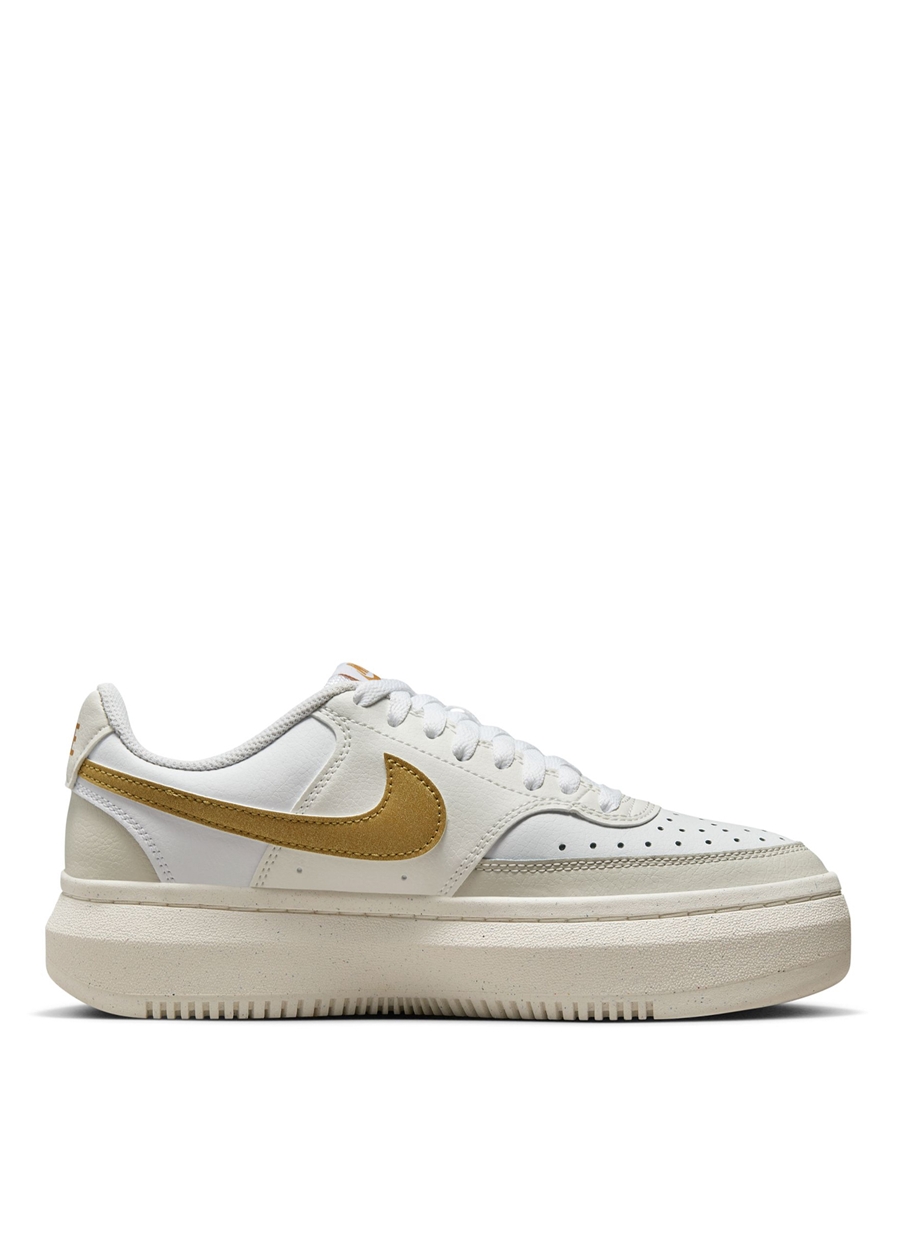 Nike Beyaz - Bej Kadın Lifestyle Ayakkabı DZ5394-100-W NIKE COURT VISION ALTA_2