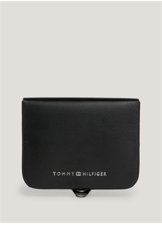 Tommy Hilfiger Siyah Erkek Deri Cüzdan TH PREP MOLDED WALLET_0