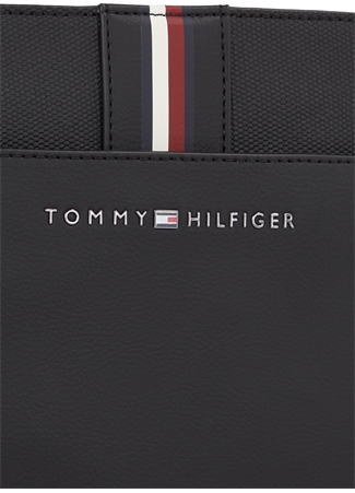 Tommy Hilfiger Siyah Erkek 17X21x2 Cm Postacı Çantası TH CORPORATE MINI CROSSOVER_3