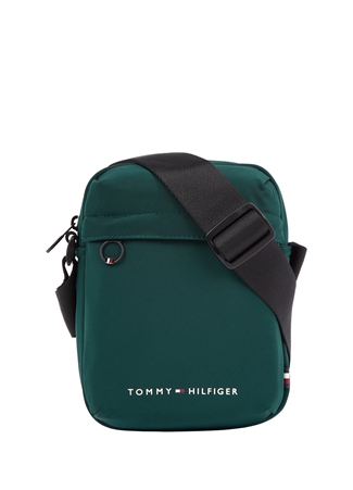 Tommy Hilfiger Yeşil Erkek 15,5X20x6 Cm Postacı Çantası TH SKYLINE MINI REPORTER