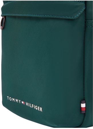 Tommy Hilfiger Yeşil Erkek 15,5X20x6 Cm Postacı Çantası TH SKYLINE MINI REPORTER_3