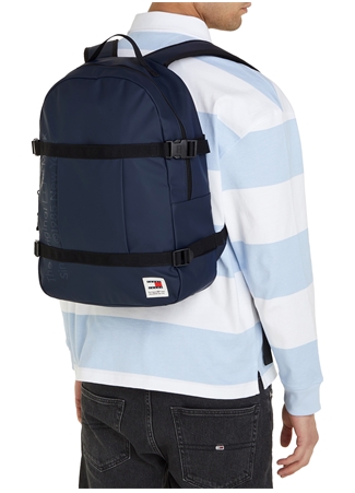 Tommy Hilfiger Lacivert Erkek 32X46x13 Cm Sırt Çantası TJM DAILY + STERNUM BACKPACK_4