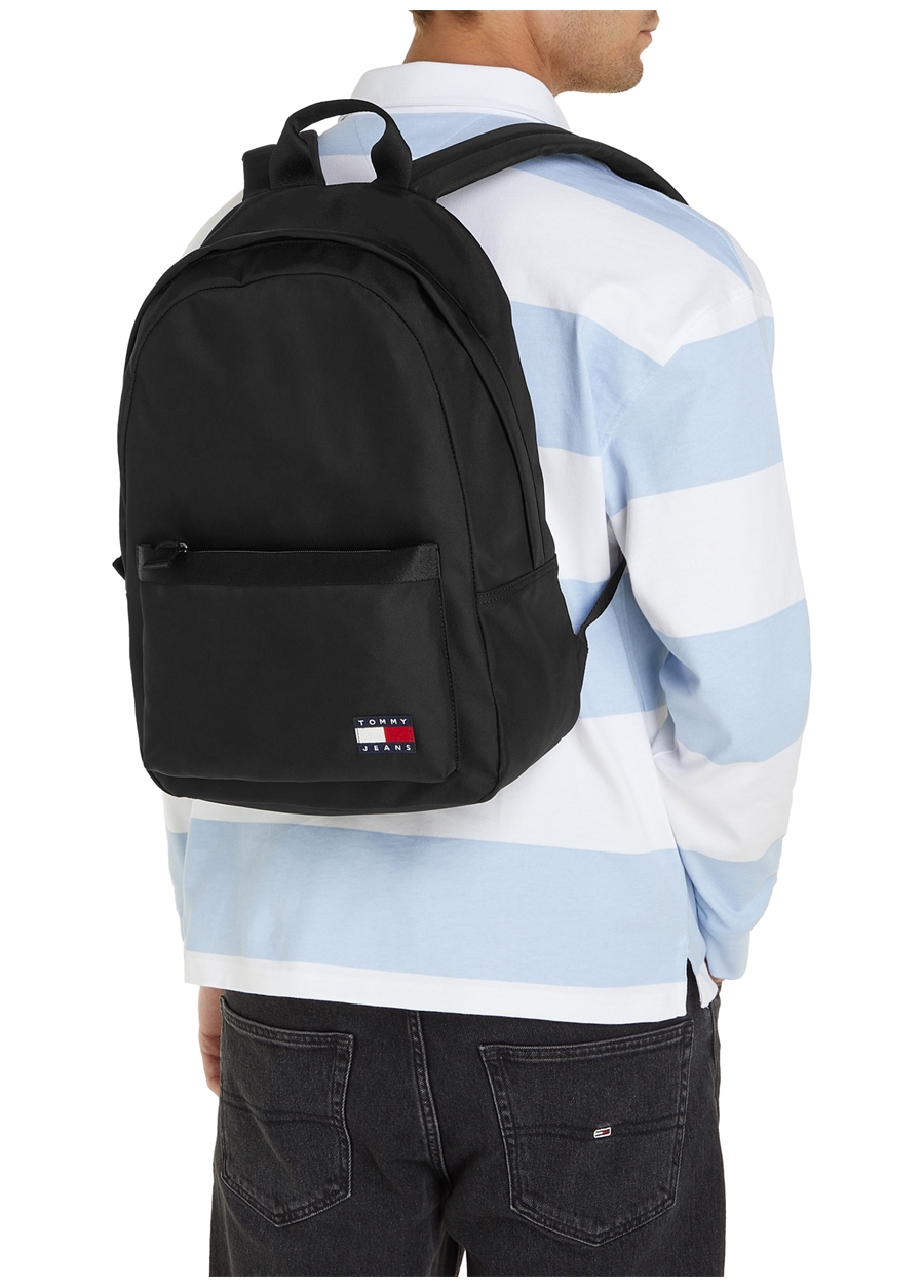 Tommy Hilfiger Siyah Erkek 30X44x14 Cm Sırt Çantası TJM DAILY DOME BACKPACK_4