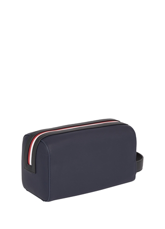 Tommy Hilfiger Lacivert Erkek 23X13,5X12 Cm Traş Çantası TH ESS CORP WASHBAG_1