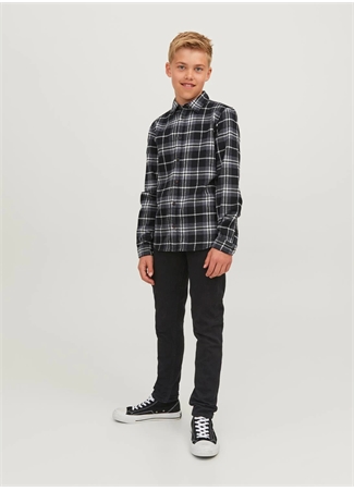 Jack & Jones JJIGLENN JJORIGINAL MF 072 NOOS JNR Siyah Erkek Normal Bel Normal Denim Pantolon_0