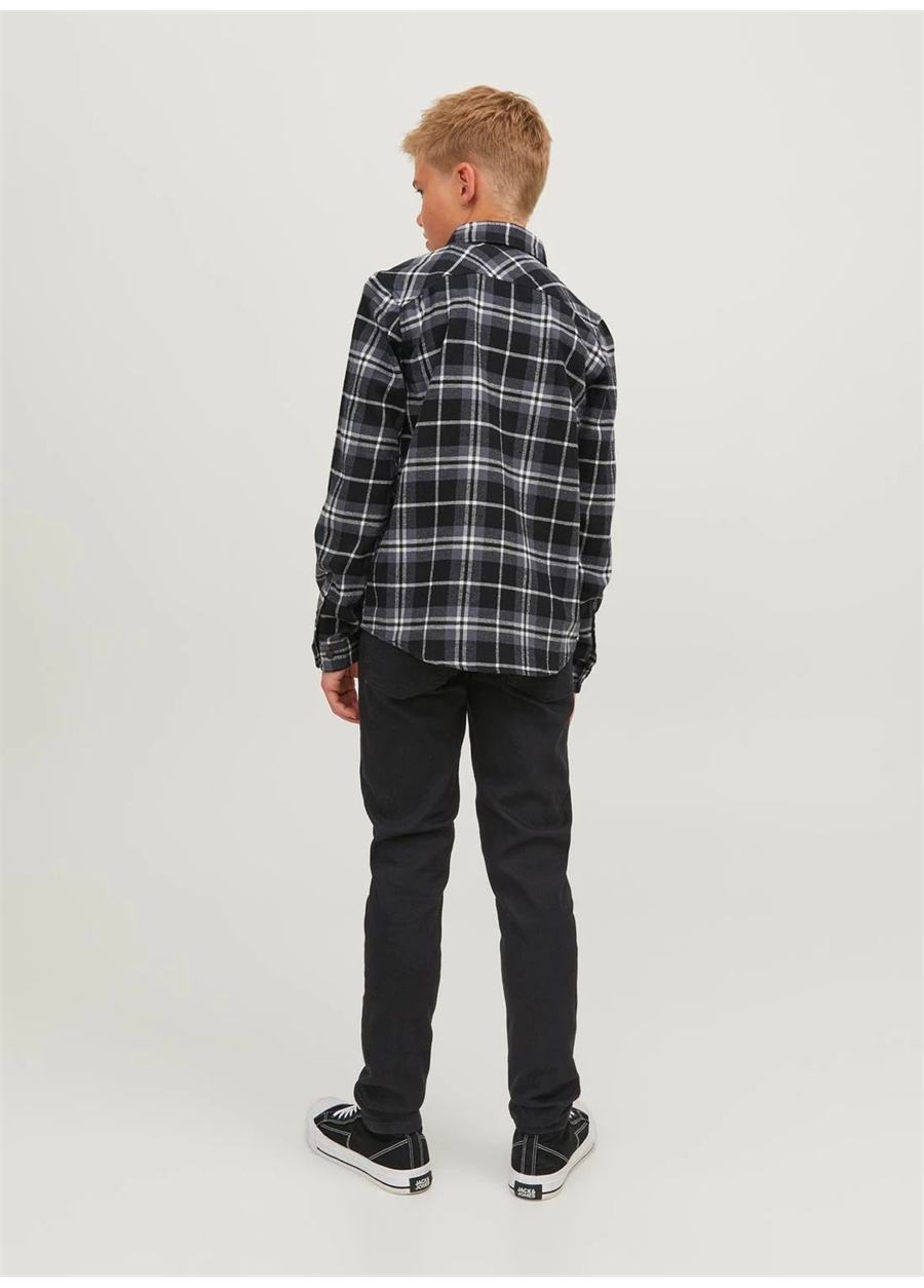 Jack & Jones JJIGLENN JJORIGINAL MF 072 NOOS JNR Siyah Erkek Normal Bel Normal Denim Pantolon_3