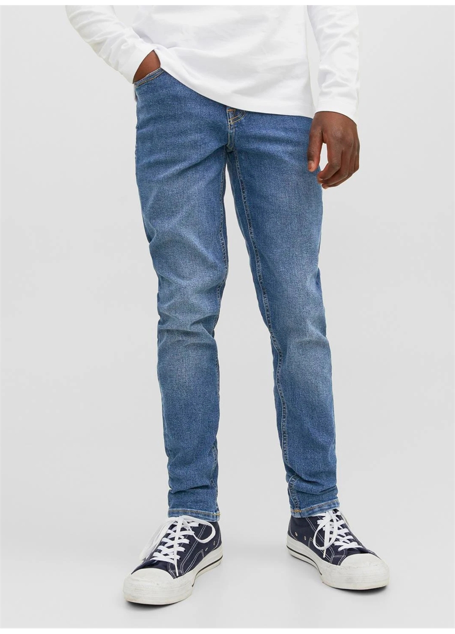 Jack & Jones JJIGLENN JJORIGINAL MF 071 NOOS JNR Açık Mavi Erkek Normal Bel Normal Denim Pantolon_1