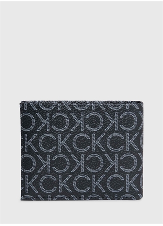 Calvin Klein Siyah Erkek 9X11x1,5 Cm Cüzdan CK MUST MONO BIFOLD 6CC W/BILL_1