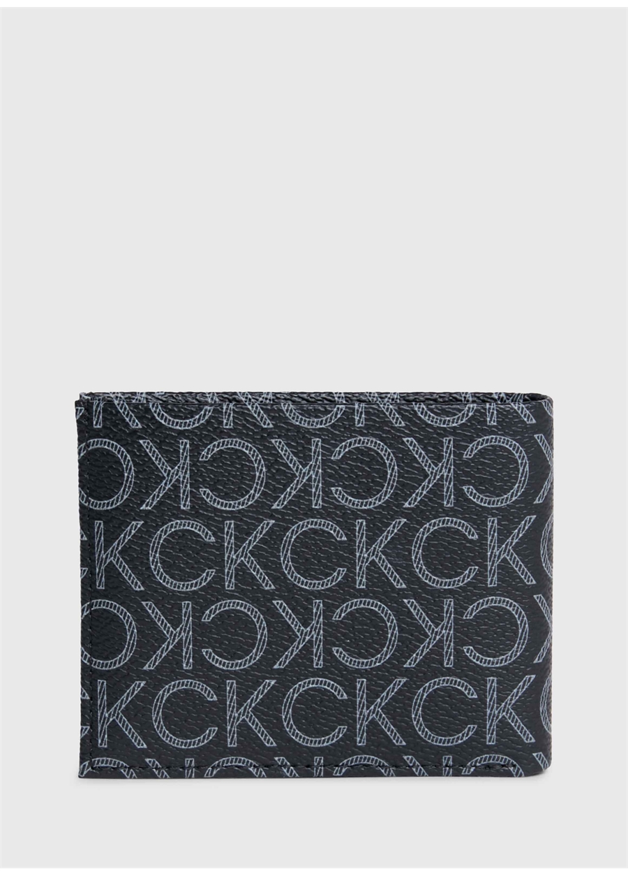 Calvin Klein Siyah Erkek 9X11x1,5 Cm Cüzdan CK MUST MONO BIFOLD 6CC W/BILL_1