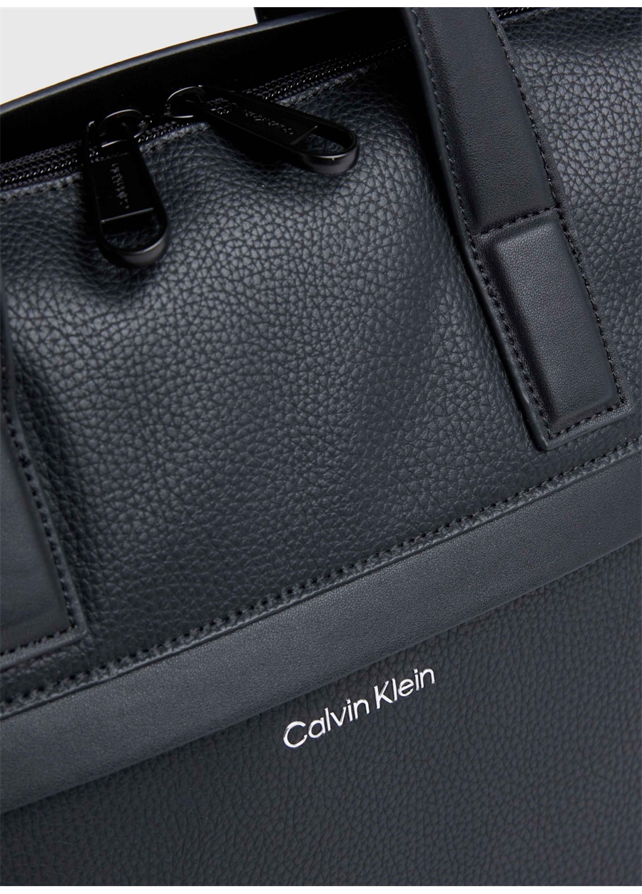 Calvin Klein Siyah Erkek 30,5X37,3X7,8 Cm Laptop Çantası CK MUST LAPTOP BAG_4