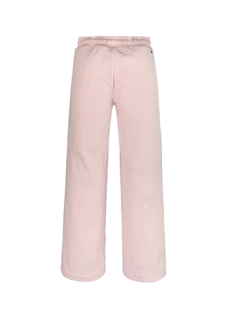 Tommy Hilfiger Geniş Paça Pembe Kız Çocuk Eşofman Altı HILFIGER SCRIPT WIDE SWEATPANT_2