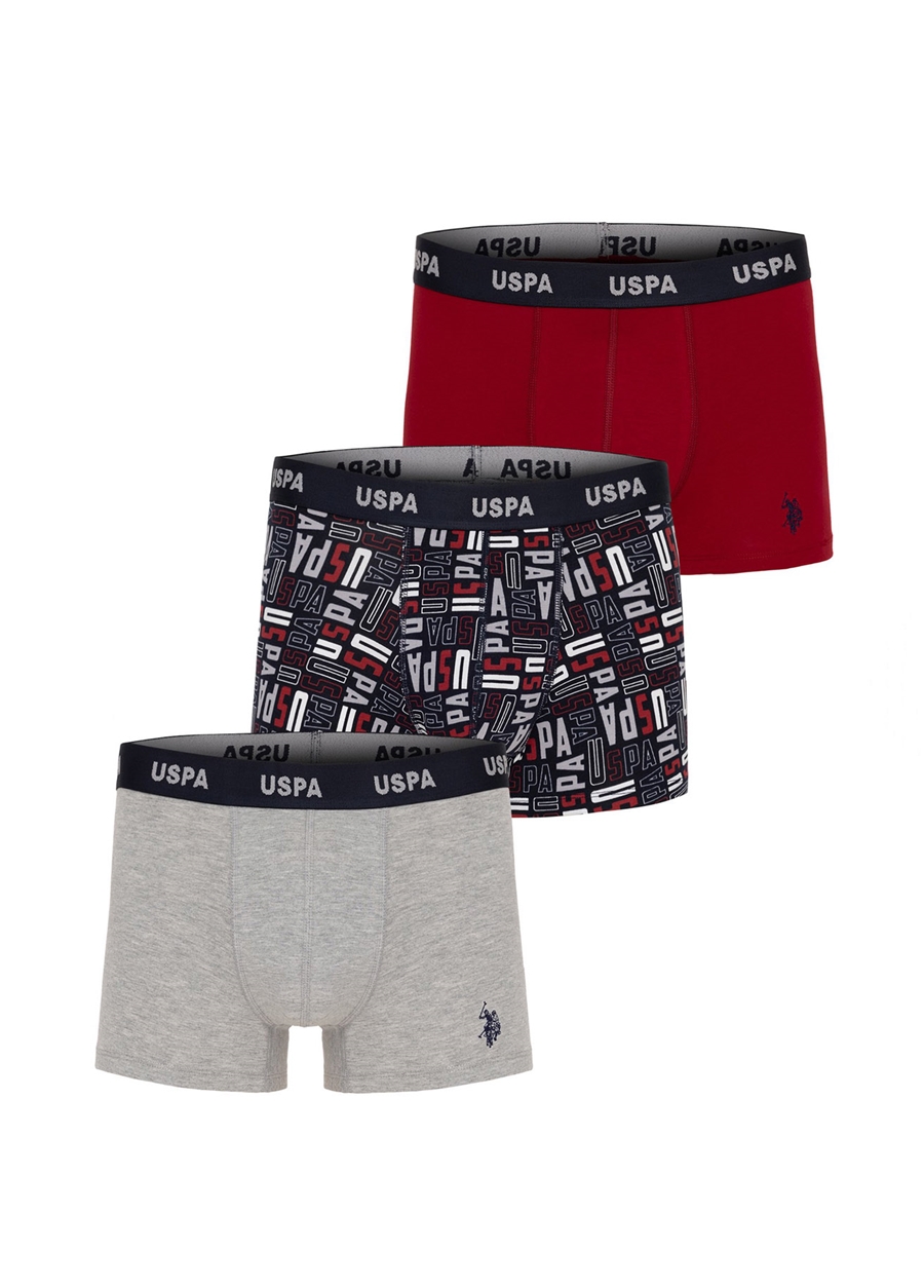 U.S. Polo Assn. Kırmızı Erkek Boxer I081SZ0IA.000.3BMDKKG24Y_0