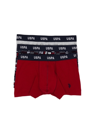 U.S. Polo Assn. Kırmızı Erkek Boxer I081SZ0IA.000.3BMDKKG24Y_1