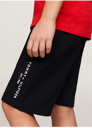 Tommy Hilfiger Lastikli Bel Normal Lacivert Erkek Çocuk Şort ESSENTIAL SWEATSHORTS_2