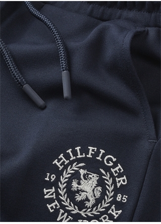 Tommy Hilfiger Lastikli Paça Lacivert Kız Çocuk Eşofman Altı CREST LOGO SWEATPANT_1