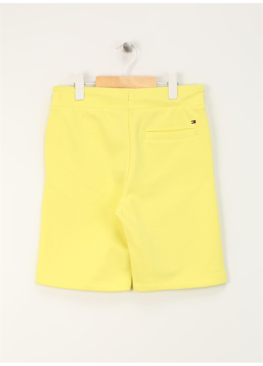 Tommy Hilfiger Lastikli Bel Normal Sarı Erkek Çocuk Şort FADE HILFIGER SWEATSHORTS_1