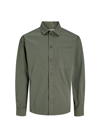 Jack & Jones Relaxed Haki Erkek Gömlek JCOCOLLECTIVE ZAC OVERSHIRT LS SN_2