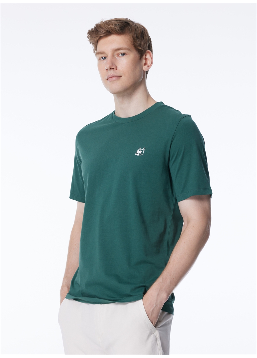 Jack & Jones Yeşil Erkek T-Shirt JCODEN TEE SS CREW NECK EXC_1