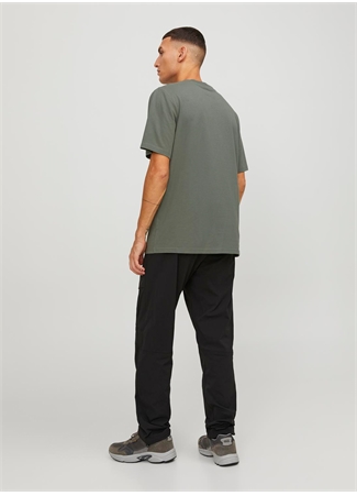 Jack & Jones Yuvarlak Yaka Haki Erkek T-Shirt JCOLOGAN TEE SS CREW NECK SS24 LN_5