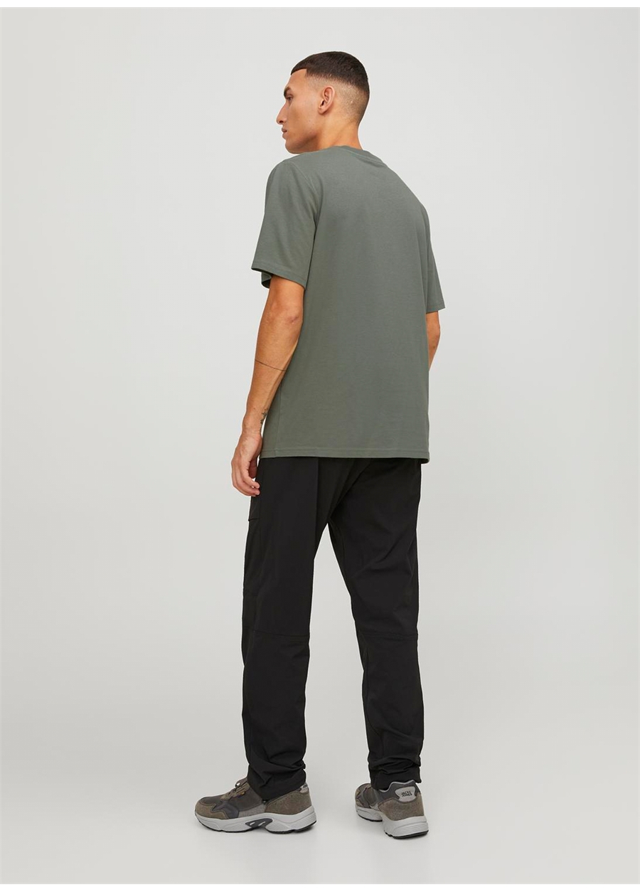 Jack & Jones Yuvarlak Yaka Haki Erkek T-Shirt JCOLOGAN TEE SS CREW NECK SS24 LN_5