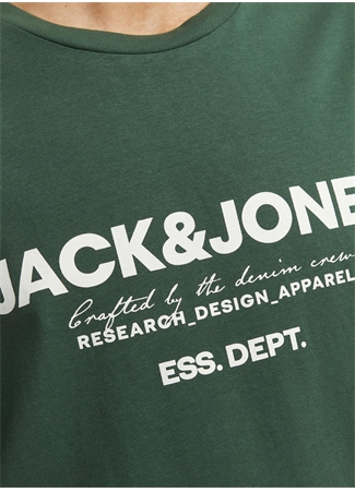 Jack & Jones Bisiklet Yaka Yeşil Erkek T-Shirt JJGALE TEE SS O-NECK LN_2