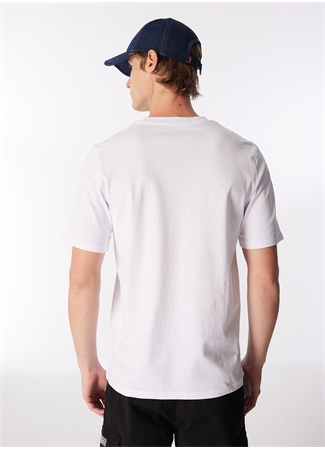 Jack & Jones Yuvarlak Yaka Beyaz Erkek T-Shirt JCOTYPO TEE SS CREW NECK FST_4