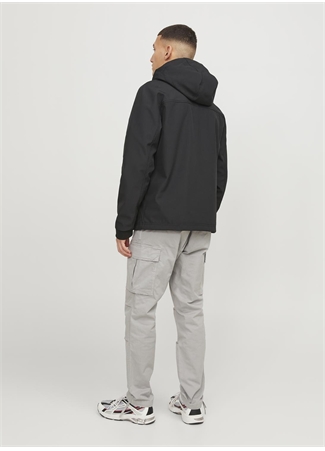 Jack & Jones Siyah Erkek Mont JCOPRIME EMBROIDERY SOFTSHELL_2