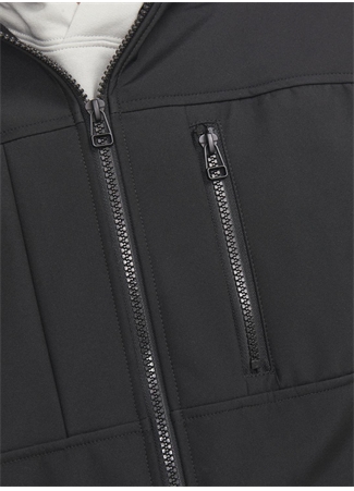 Jack & Jones Siyah Erkek Mont JCOPRIME EMBROIDERY SOFTSHELL_4