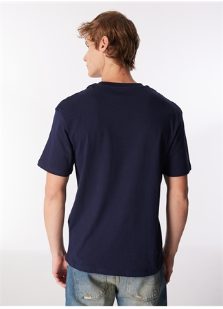 Jack & Jones Bisiklet Yaka Lacivert Erkek T-Shirt JJCORY TEE SS CREW NECK_4