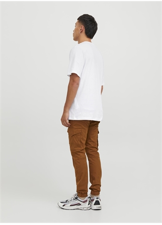 Jack & Jones Yuvarlak Yaka Krem Erkek T-Shirt JJESTAR JJ TEE SS NOOS_5