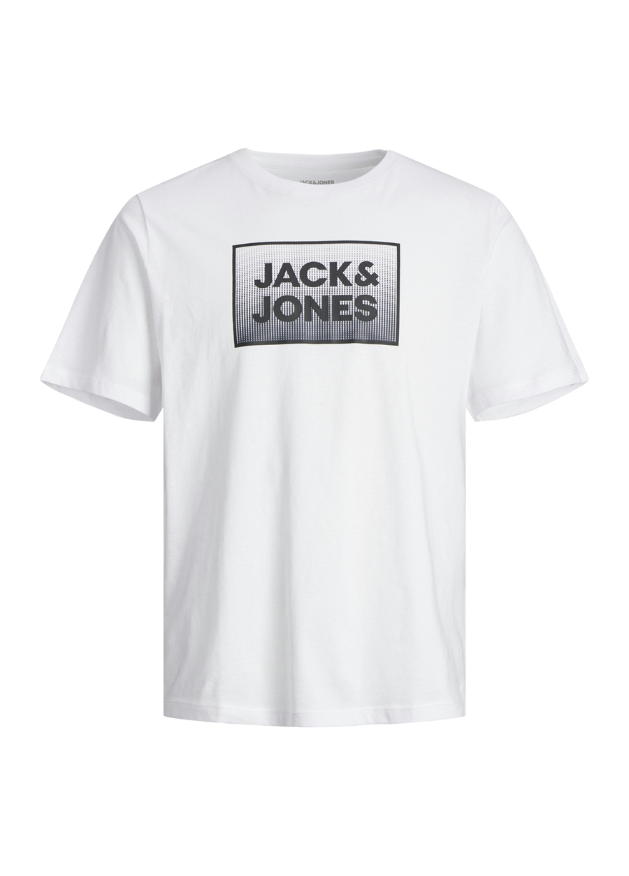 Jack & Jones Yuvarlak Yaka Krem Erkek T-Shirt JJESTAR JJ TEE SS NOOS_6