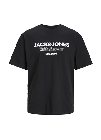 Jack & Jones Bisiklet Yaka Siyah Erkek T-Shirt JJGALE TEE SS O-NECK LN_3