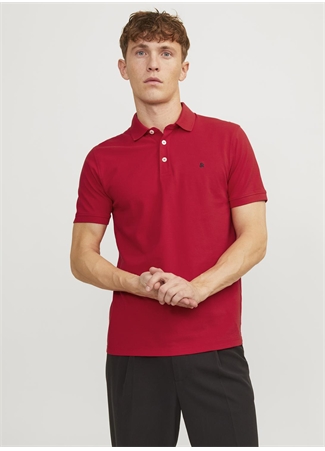 Jack & Jones Kırmızı Erkek Polo T-Shirt JJEPAULOS POLO SS NOOS