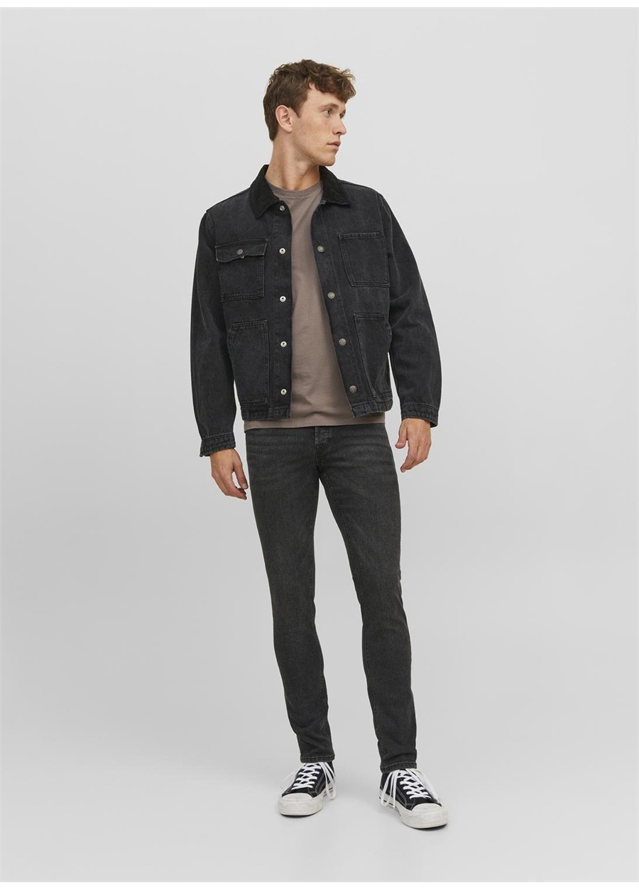 Jack & Jones JJIGLENN JJORIGINAL MF 772 NOOS Siyah Erkek Düşük Bel Slim Fit Denim Pantolon_1