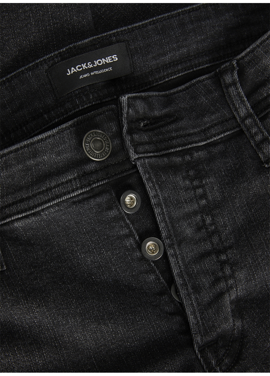 Jack & Jones JJIGLENN JJORIGINAL MF 772 NOOS Siyah Erkek Düşük Bel Slim Fit Denim Pantolon_12