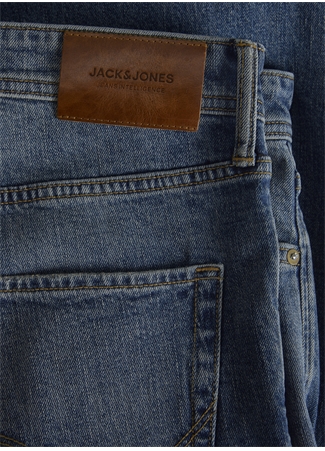 Jack & Jones JJIMIKE JJORIGINAL SBD 517 Erkek Yüksek Bel Tapered Fit Denim Pantolon_4