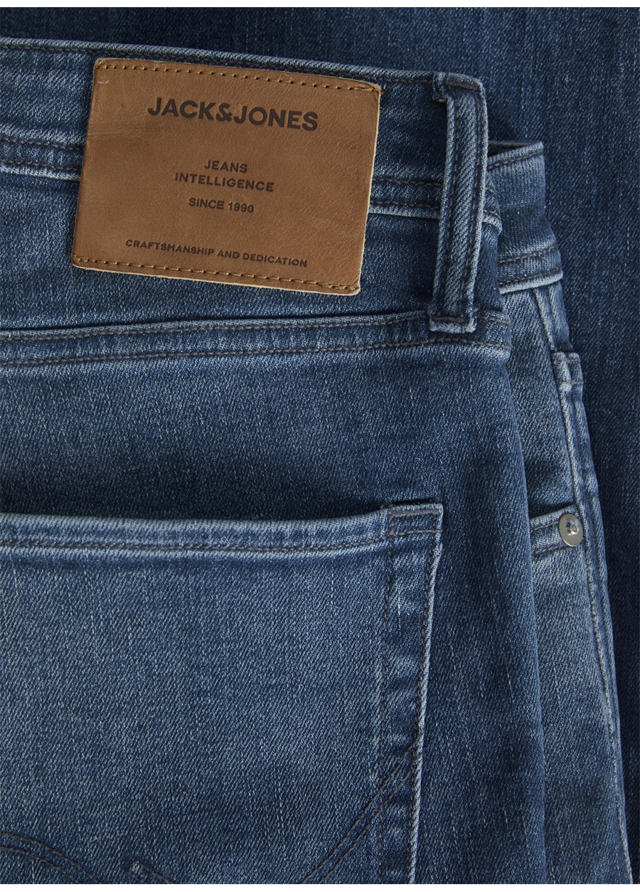 Jack & Jones JJITIM JJORIGINAL AM 784 SN Erkek Standart Bel Slim Straight Denim Pantolon_5