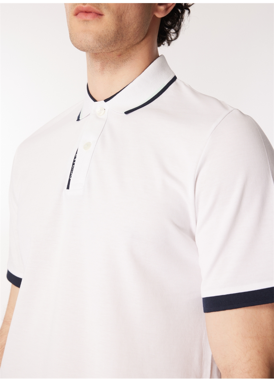 Jack & Jones Beyaz Erkek Polo T-Shirt JJSTEEL POLO SS_3