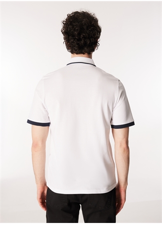 Jack & Jones Beyaz Erkek Polo T-Shirt JJSTEEL POLO SS_4