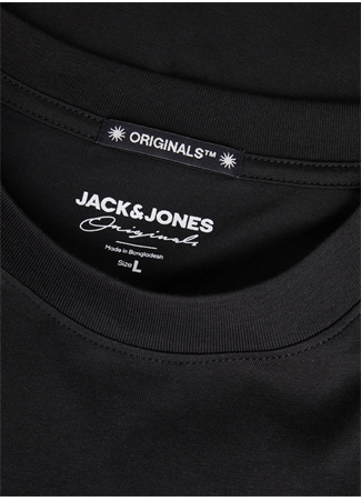 Jack & Jones Bisiklet Yaka Siyah Erkek T-Shirt JORARUBA LANDSCAPE TEE SS CREW NECK_2