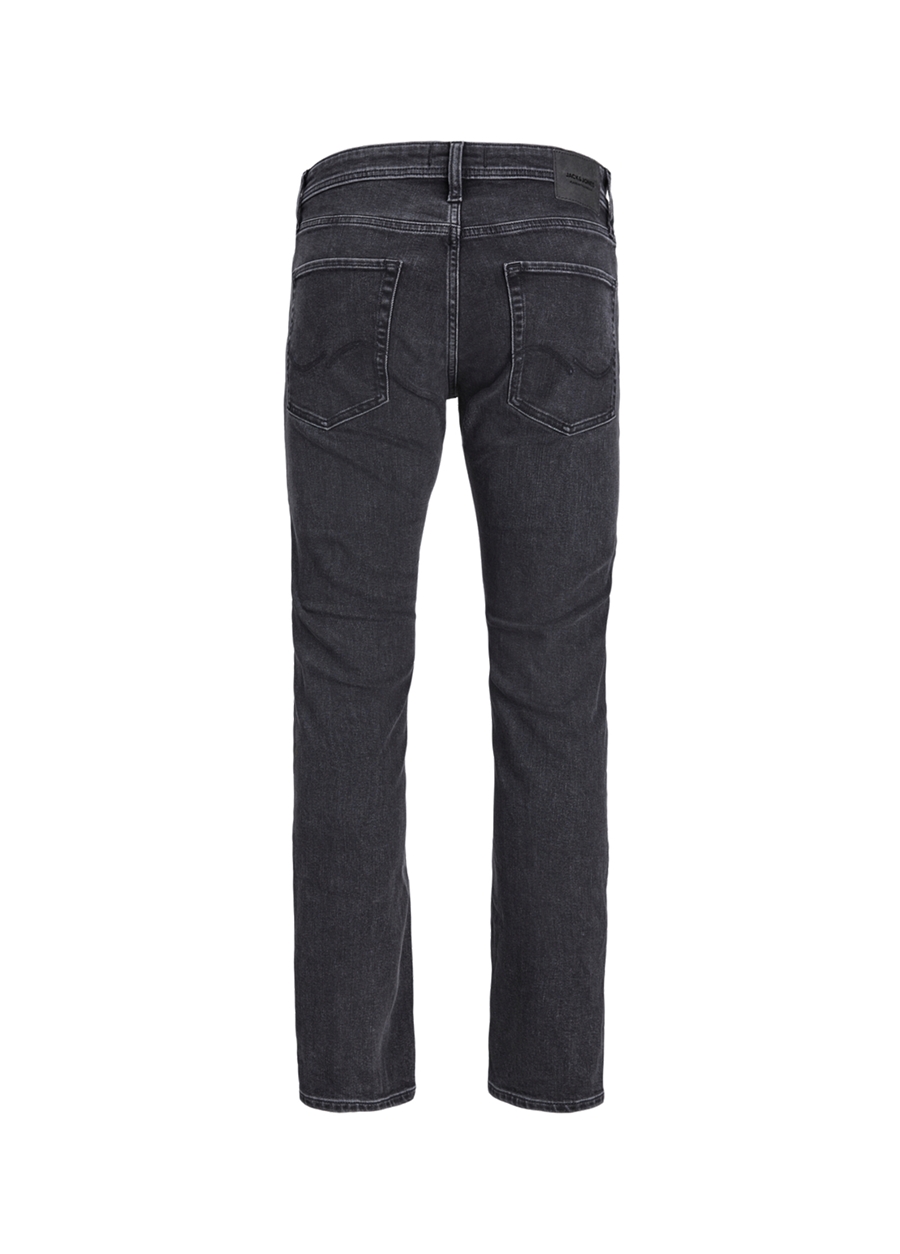 Jack & Jones JJIMIKE JJORIGINAL AM 389 NOOS Siyah Erkek Standart Bel Tapered Fit Denim Pantolon_4