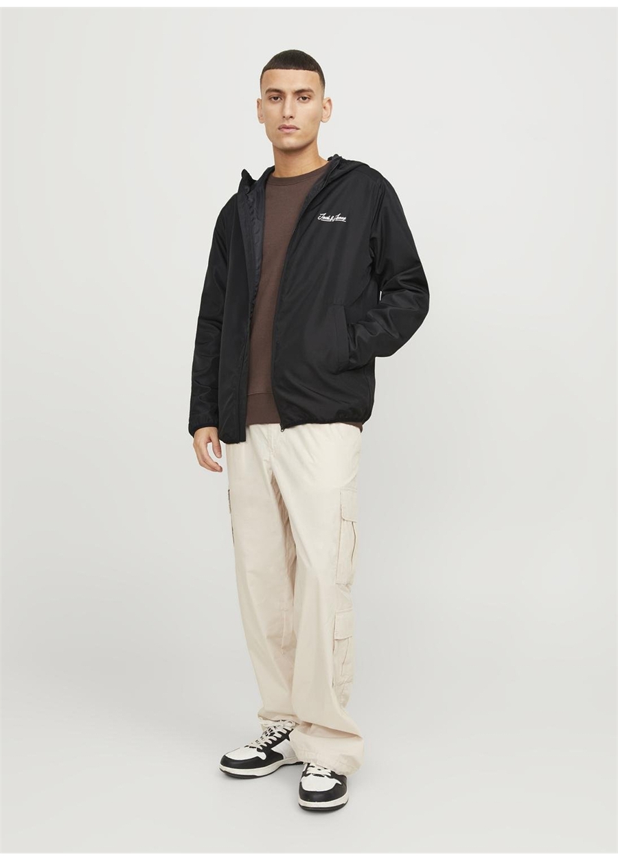 Jack & Jones Siyah Erkek Mont JJOLIVER JACKET_7