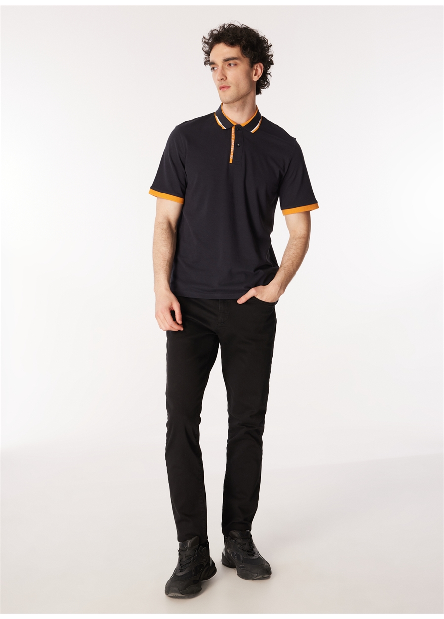 Jack & Jones Lacivert Erkek Polo T-Shirt JJSTEEL POLO SS_1