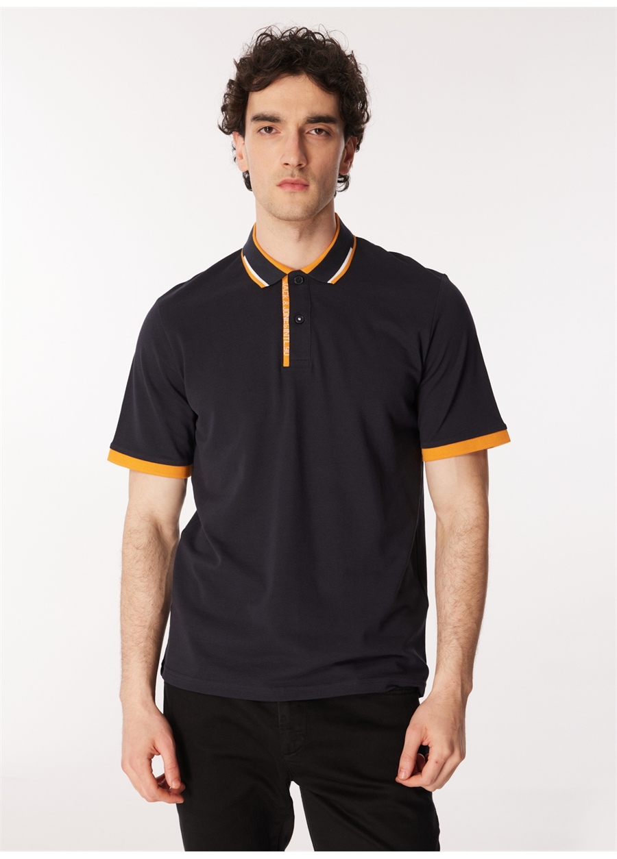 Jack & Jones Lacivert Erkek Polo T-Shirt JJSTEEL POLO SS_2