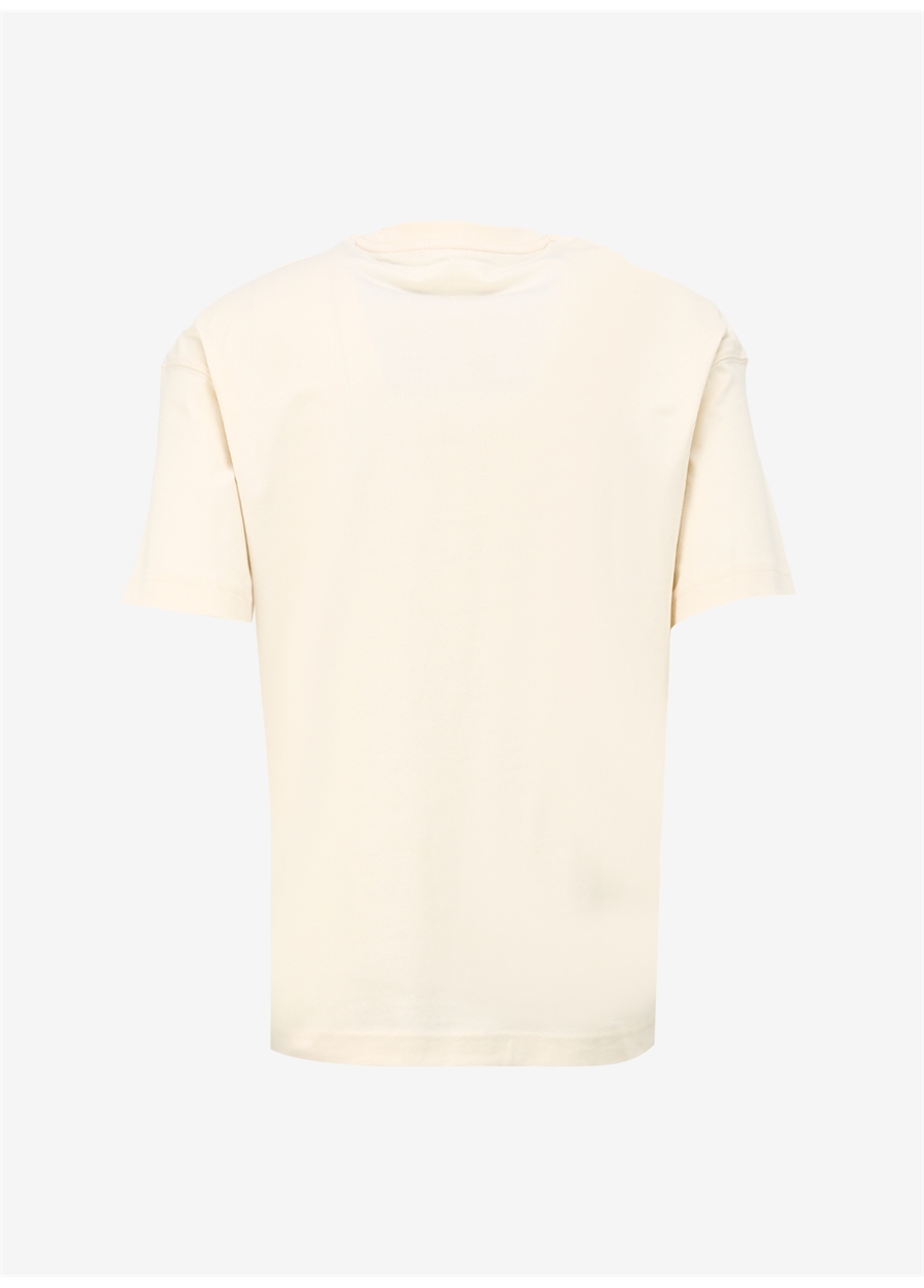 Jack & Jones Yuvarlak Yaka Krem Erkek T-Shirt JOREASTER ACTIVITY TEE SS CREW NECK_1