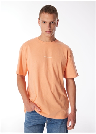 Jack & Jones Bisiklet Yaka Turuncu Erkek T-Shirt JORARUBA LANDSCAPE TEE SS CREW NECK_0