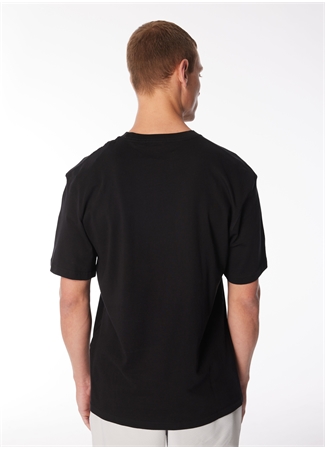 Jack & Jones Bisiklet Yaka Siyah Erkek T-Shirt JORARUBA PHOTO TEE SS CREW_4