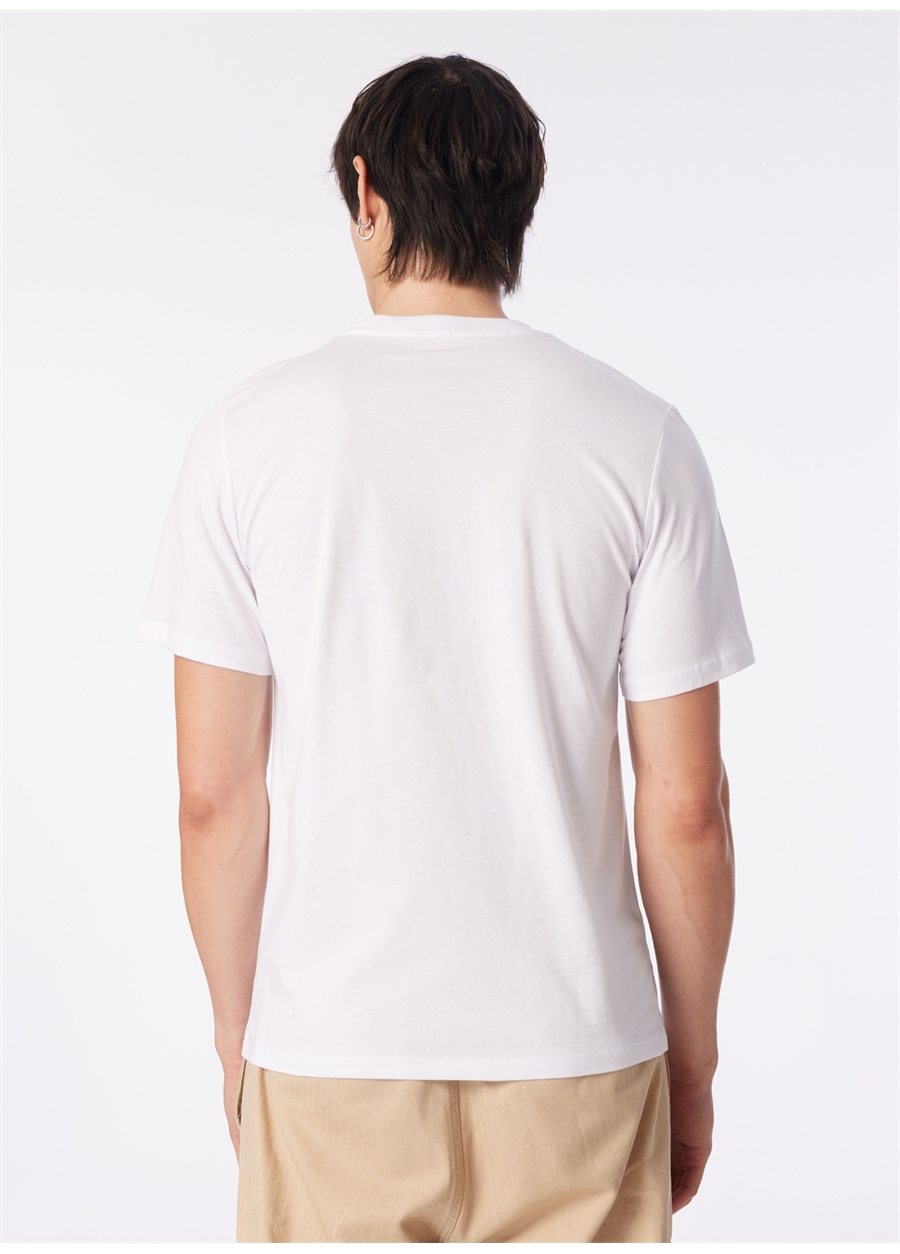 Jack & Jones Bisiklet Yaka Beyaz Erkek T-Shirt JORPAXTON TEE SS CREW NECK EXC_5