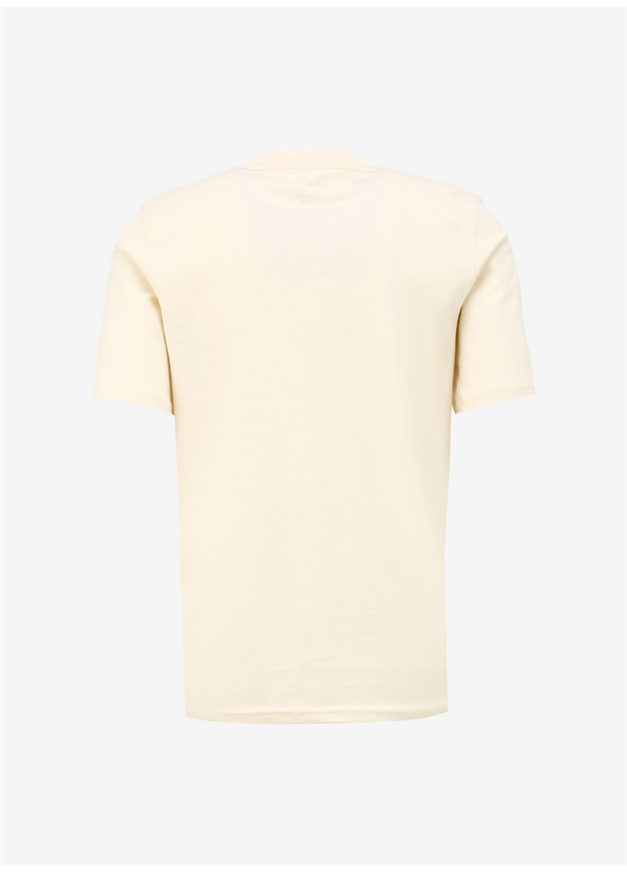 Jack & Jones Bisiklet Yaka Krem Erkek T-Shirt JORLAFAYETTE PHOTO TEE SS CREW NECK_6