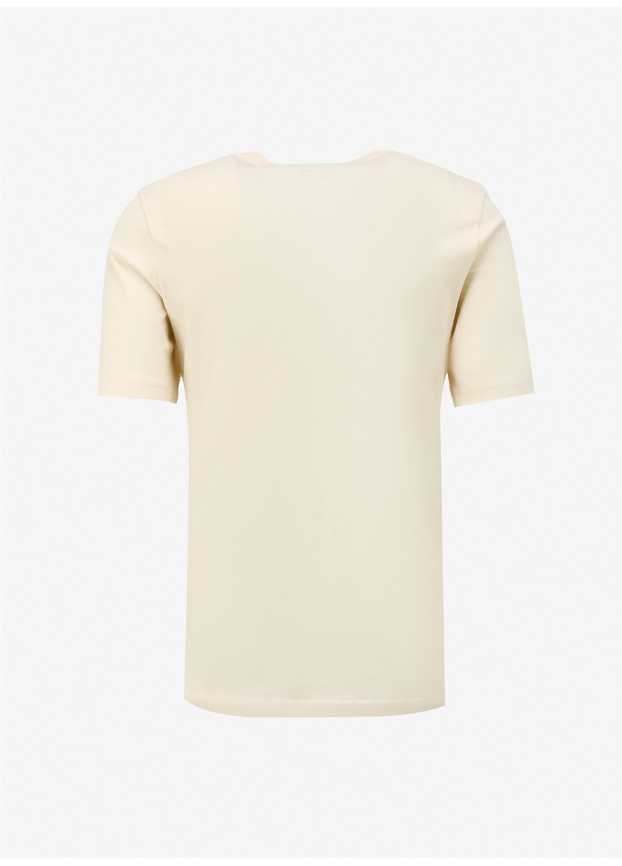 Jack & Jones Bisiklet Yaka Krem Erkek T-Shirt JORLAFAYETTE TEE SS CREW NECK 1 FST_1